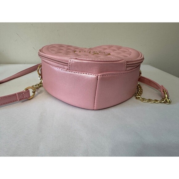 POLLY POCKET PINK QUILTED HEART CROSSBODY BAG nwot - Picture 5 of 9
